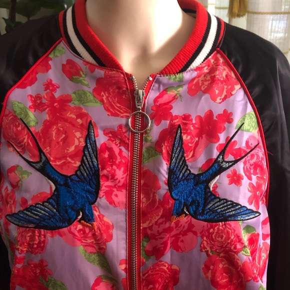 UO Silence and Noise Embroidered Track Jacket - Picture 6 of 6